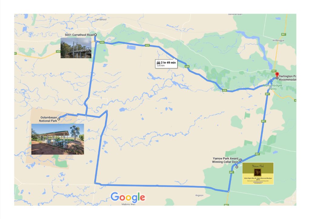 Drives Visit Darlington Point